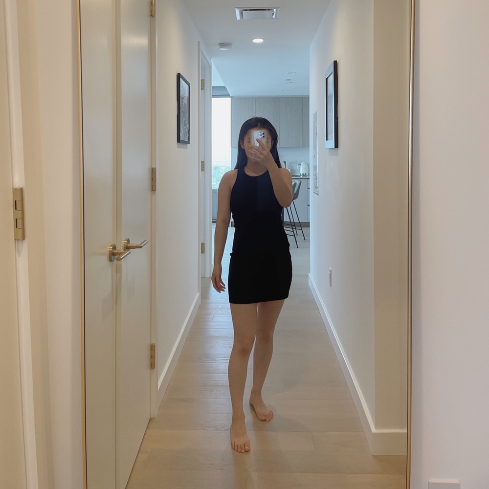 Black Tank Style Mini Dress